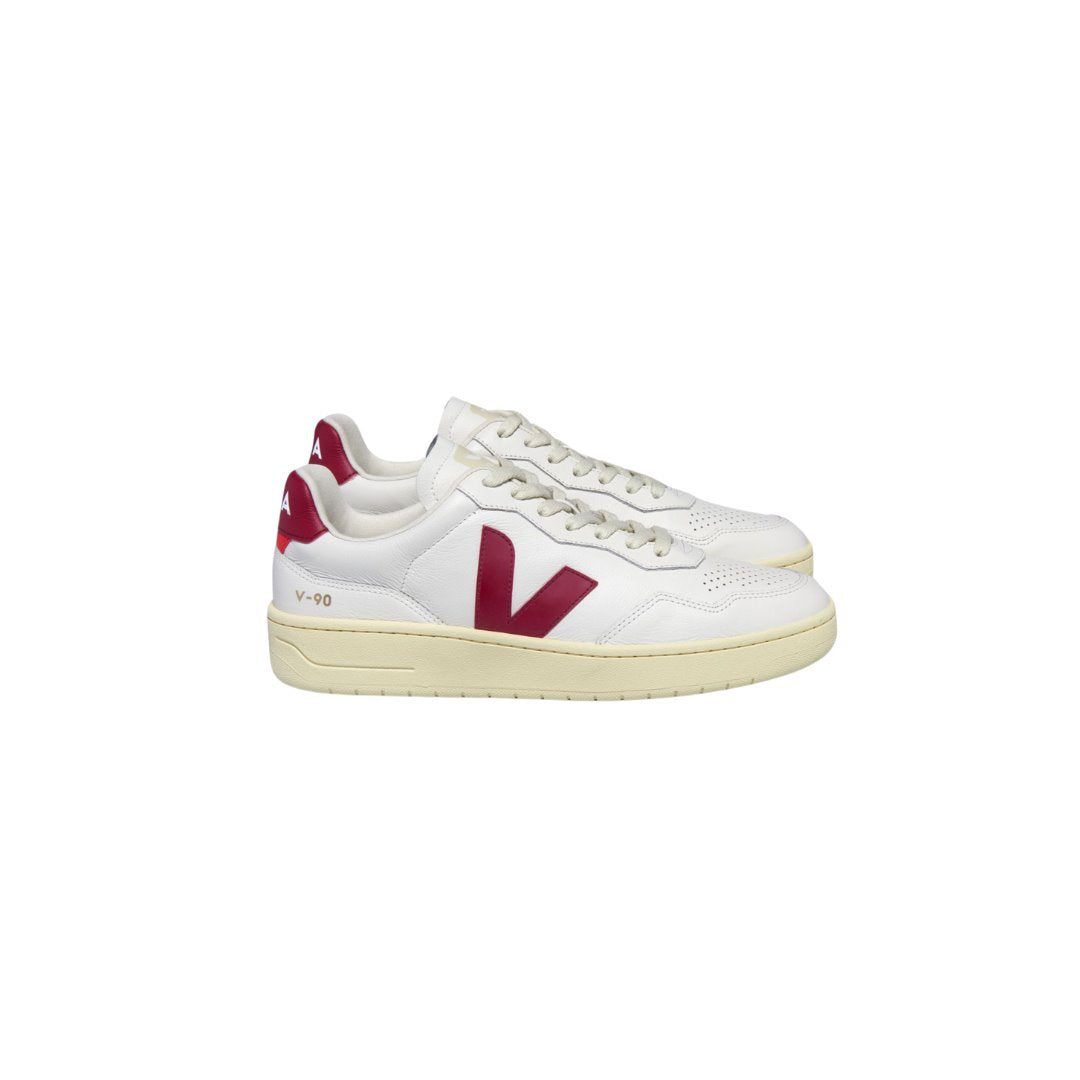 V-90 O.T Leather Ex White Marsala Sneakers Veja 