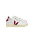 V-90 O.T Leather Ex White Marsala