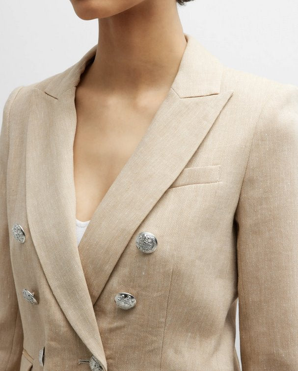 Miller Dickey Jacket Khaki Melange Jackets - Blazers Veronica Beard 