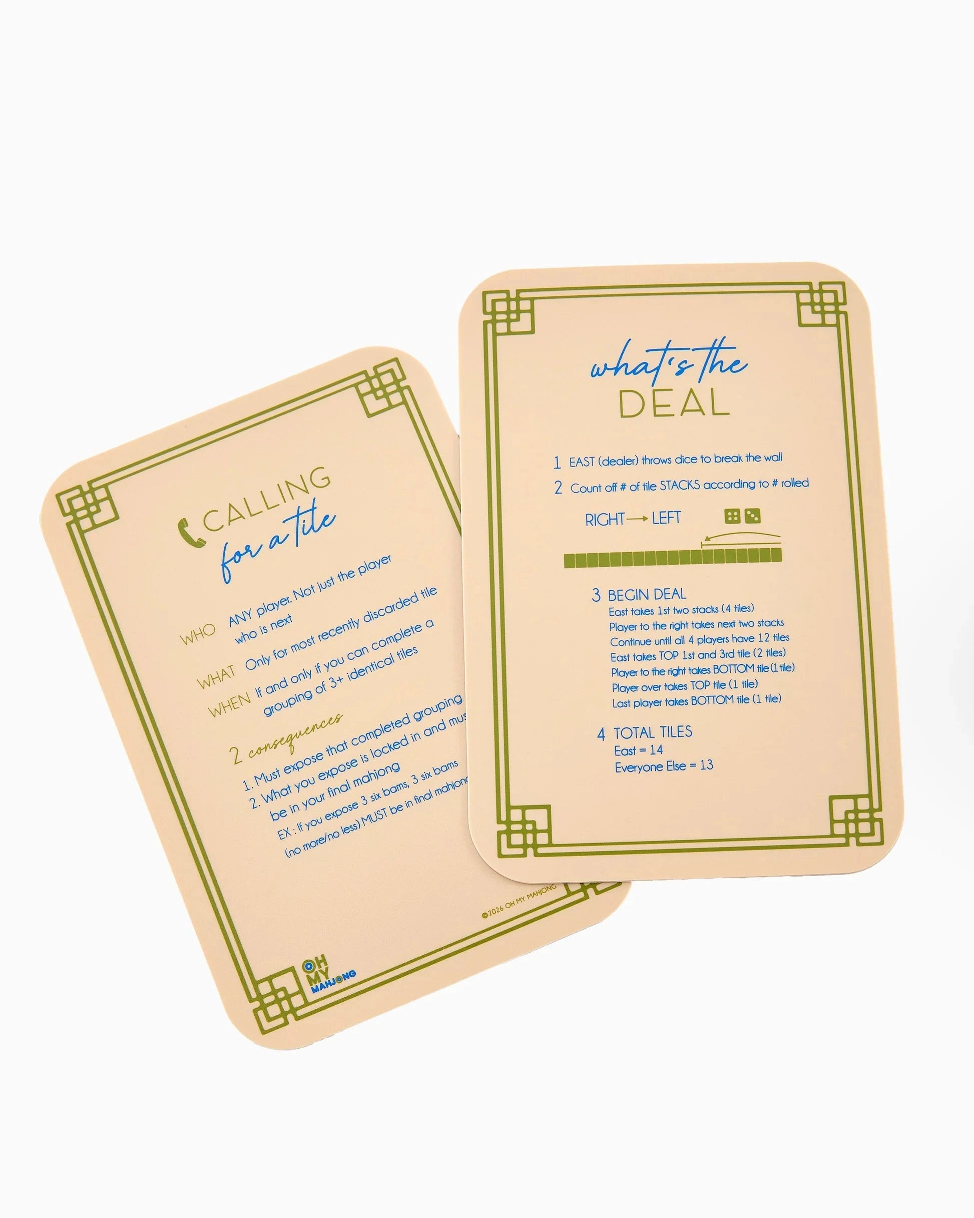 Tan Shuffler Home Decor - Games Oh My Mahjong 