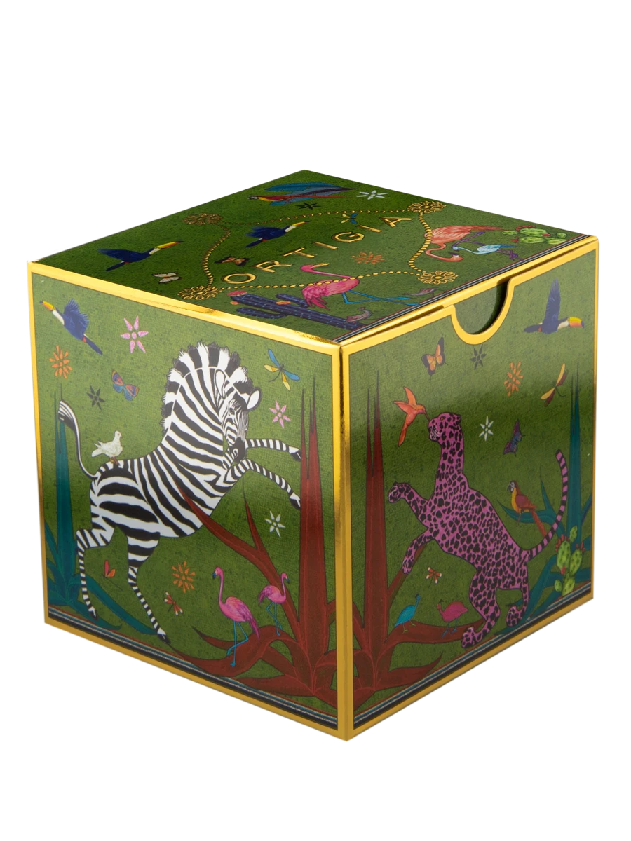 Jungle Ceramic Tazza Green Home Decor - Tabletop Ortigia 