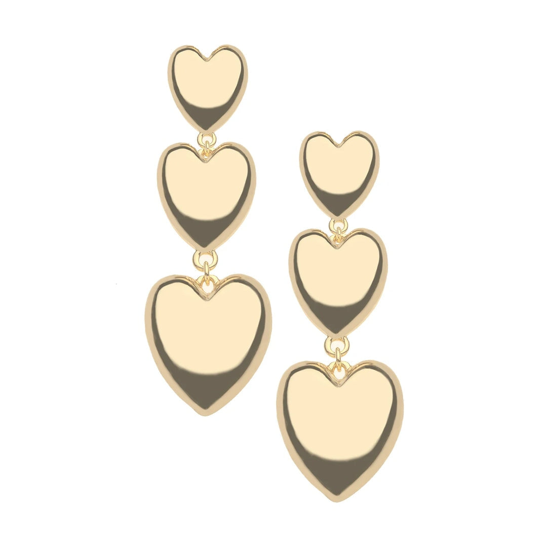 Love Tender Heart Drop Earrings Earrings Jane Win 