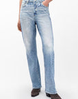 Miramar Terry Shea Straight Pant Tessa Denim - Straight rag & bone 