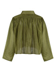 The Long Sleeve Hayden Shirt Olive Tops - Blouses The Shirt 