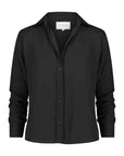 The Signature Shirt Black Tops - Button Down The Shirt 