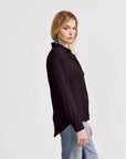 The Signature Shirt Black Tops - Button Down The Shirt 