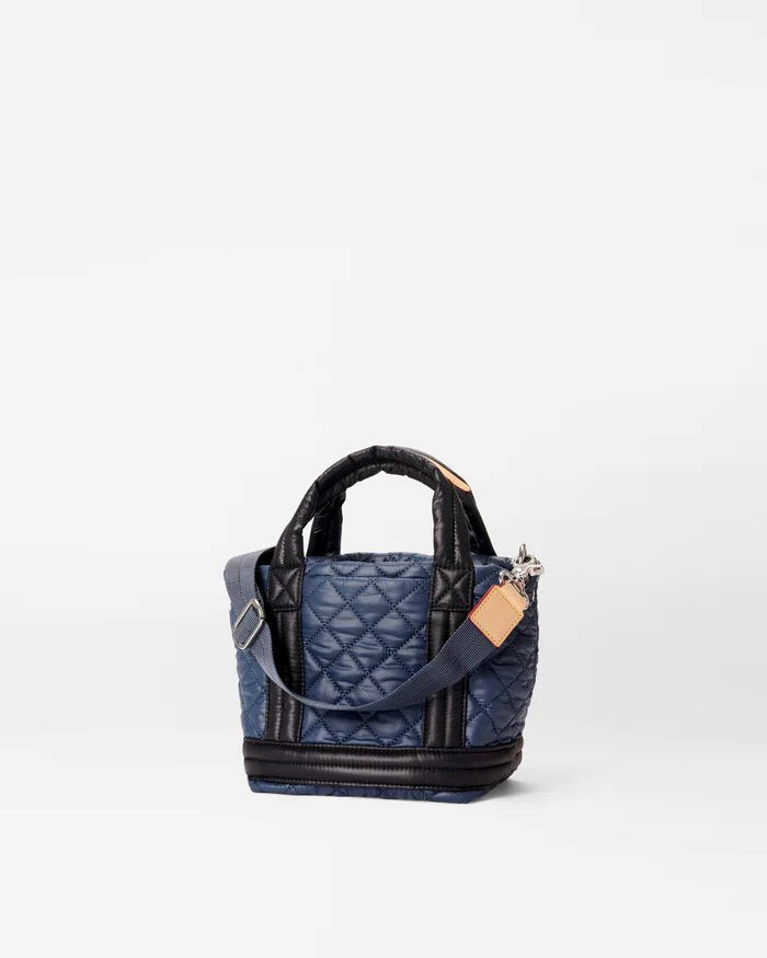 Empire Tote Mini Navy/ Black Handbags - Tote &amp; Satchel MZ Wallace 