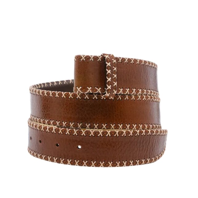 Leather Belt Tobacco Belts Claris Virot 