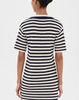 Joni Dress Blue/Cream Stripe Dresses - Short Tanya Taylor 