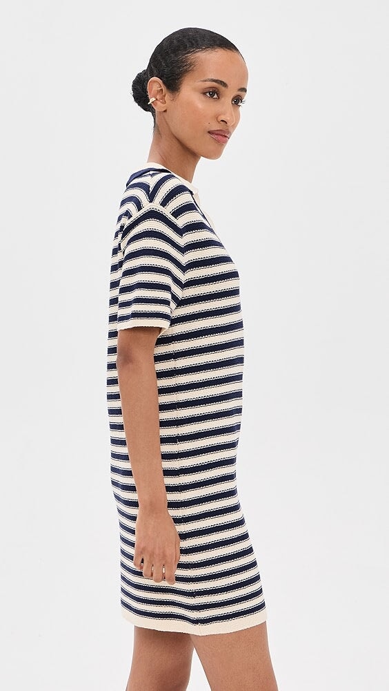 Joni Dress Blue/Cream Stripe Dresses - Short Tanya Taylor 
