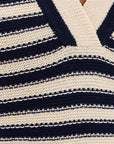 Joni Dress Blue/Cream Stripe Dresses - Short Tanya Taylor 