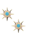 Strong Supernova Turquoise Earrings Earrings Jane Win 