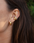 Lara Huggie Earring Gold