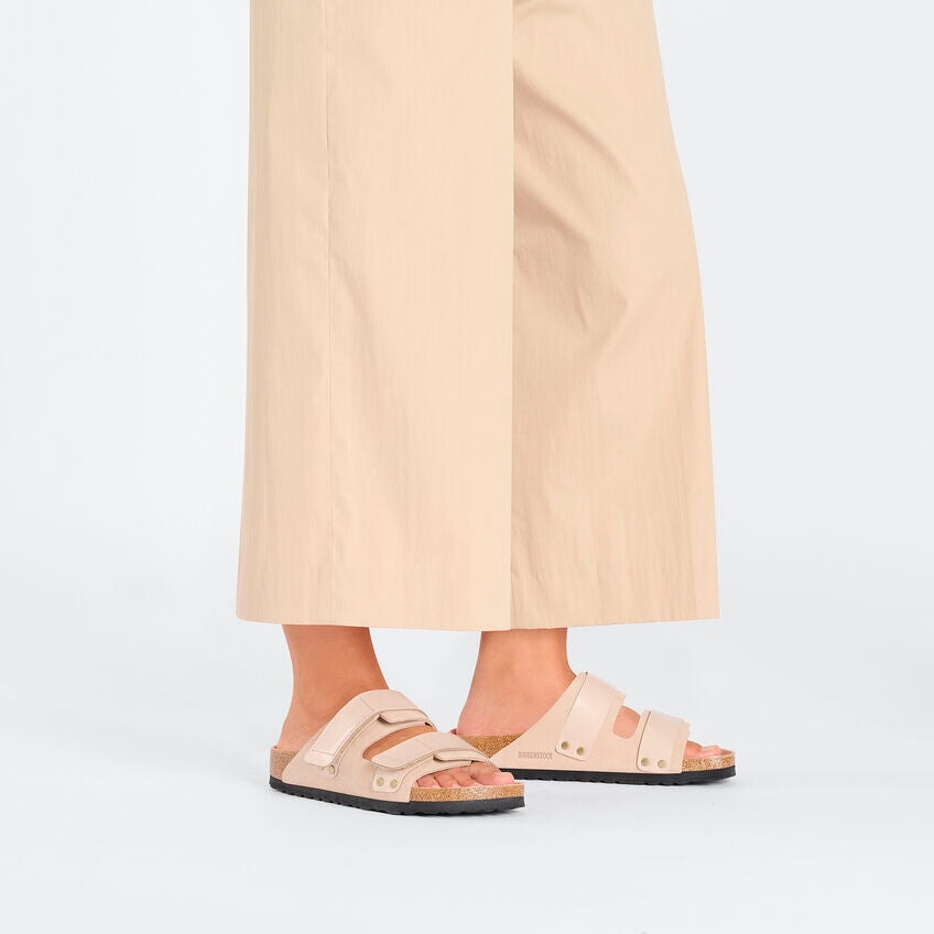 Uji High Shine New Beige Shoes - Sandals - Flat Sandals Birkenstock 