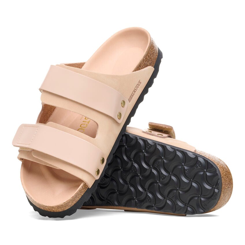 Uji High Shine New Beige Shoes - Sandals - Flat Sandals Birkenstock 