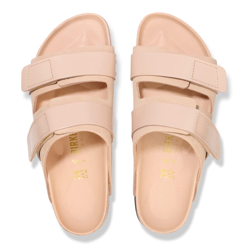 Uji High Shine New Beige Shoes - Sandals - Flat Sandals Birkenstock 