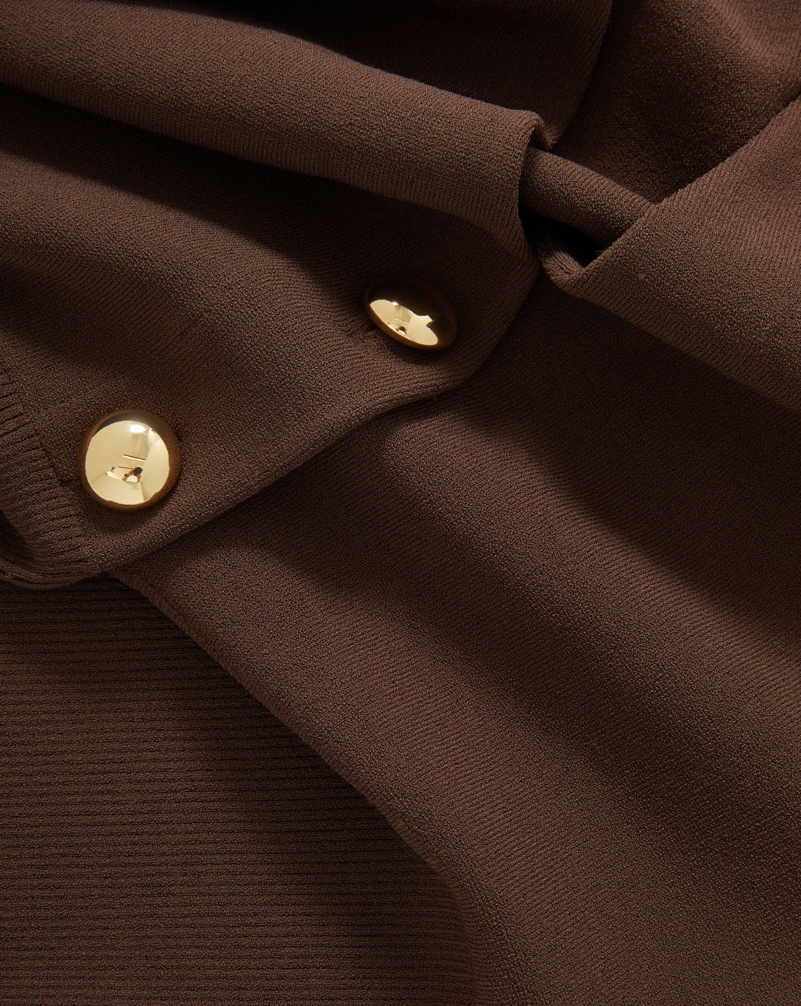 Isador Knit Vest Dark Mocha Sweater - Vest Veronica Beard 