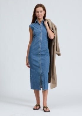 Airflex Leah Dress Fennie Dresses - Midi rag & bone 