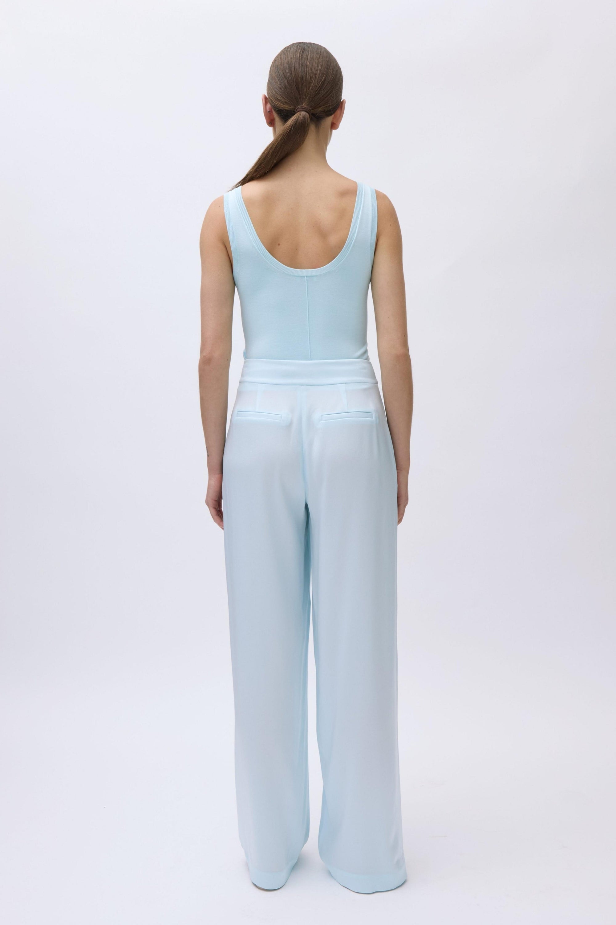 Kyra Wide Leg Pant Sky Pants - Trousers Simkhai 