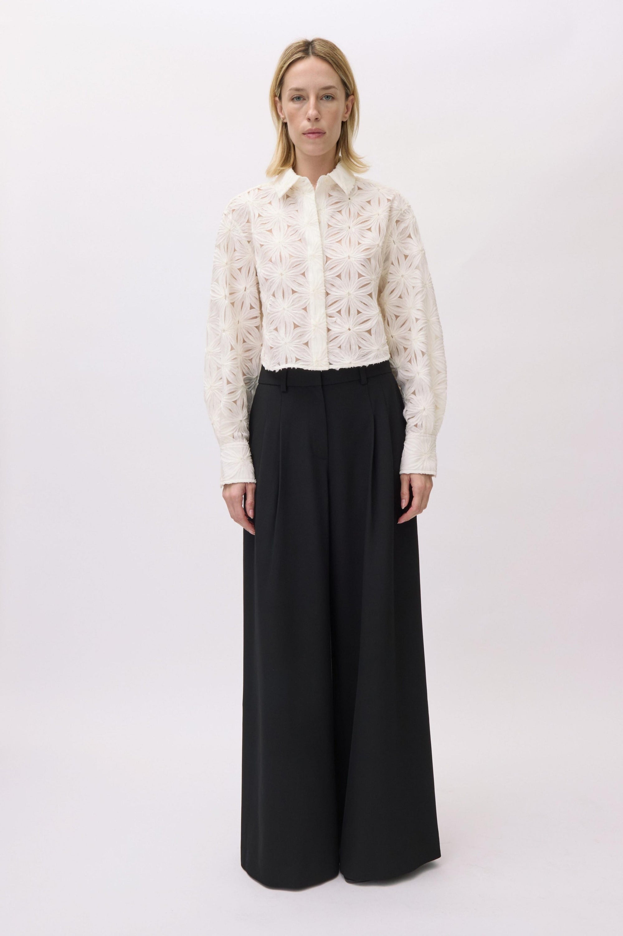 Anders Shirt Ivory Tops - Button Down Simkhai 