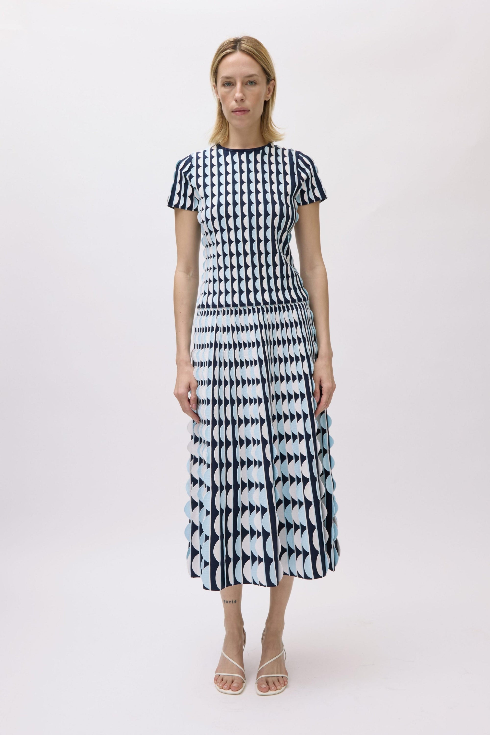 Kendra Short Sleeve Top Sky Multi Tops - Blouses Simkhai 