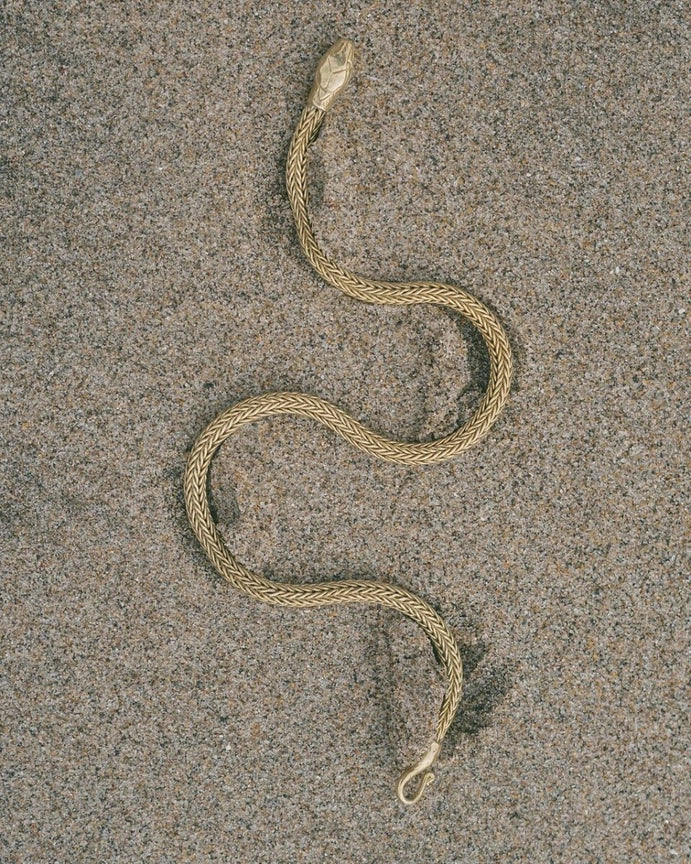 Serpent Choker Small Gold
