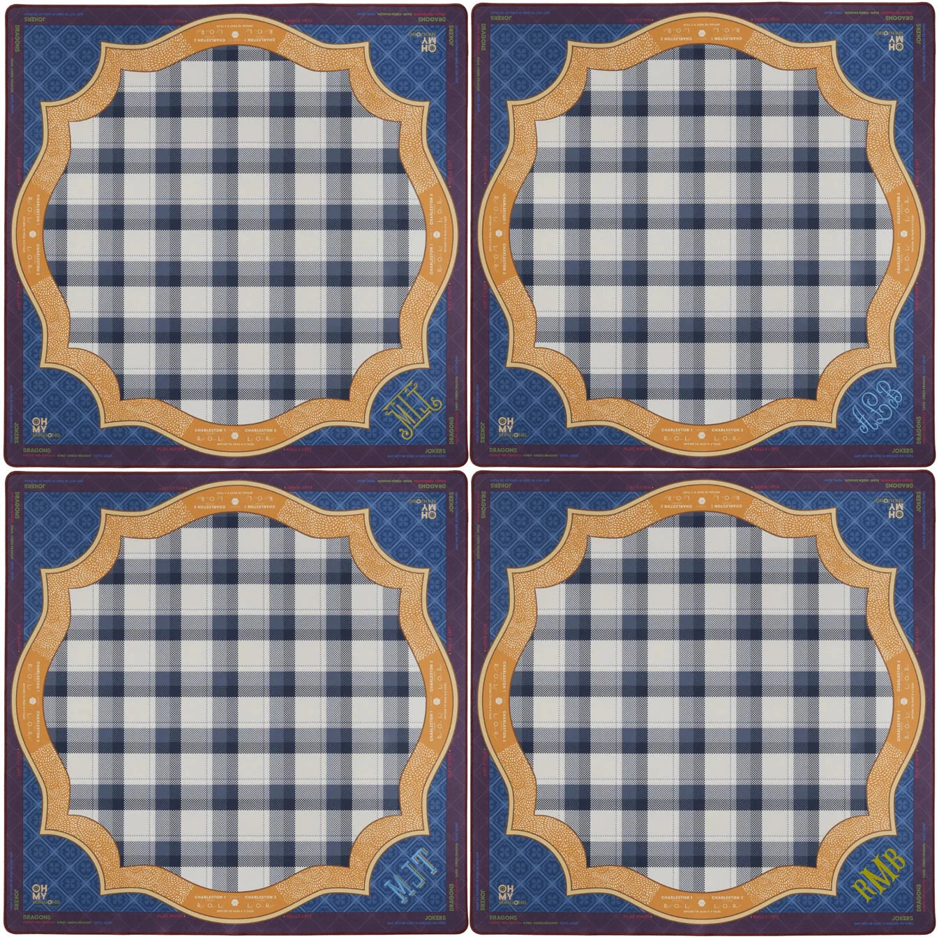 Vanderbilt Mat Home Decor - Games Oh My Mahjong 