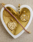 Love is Strong Heart Ray Pendant 16-18" Classic Rolo Necklaces Jane Win 