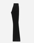Le High Flare Velveteen Black Denim - Flare & Wide Leg Frame 