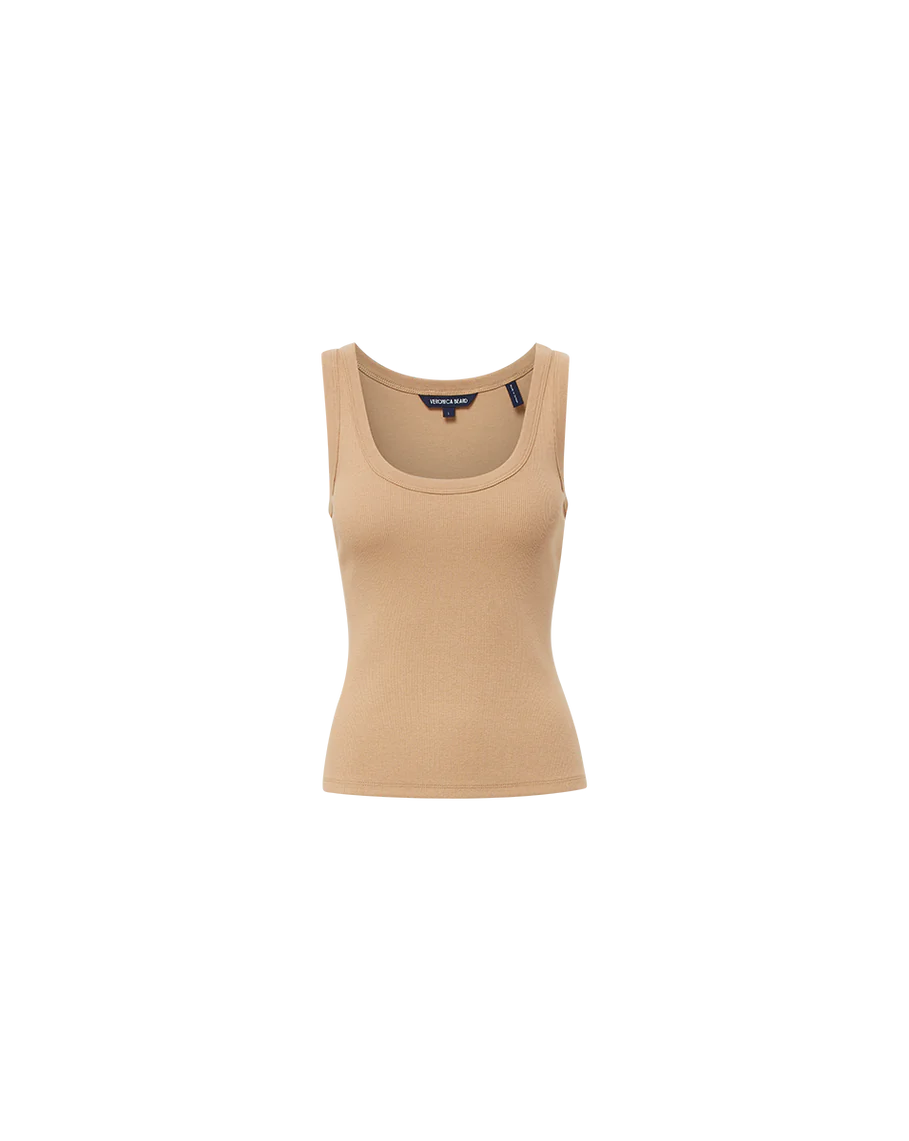 the Veronica Beard birke tank in khaki 