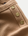 close up of the bottoms on the Veronica Beard rays tee khaki