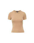 cutout of Veronica beard drama tee khaki