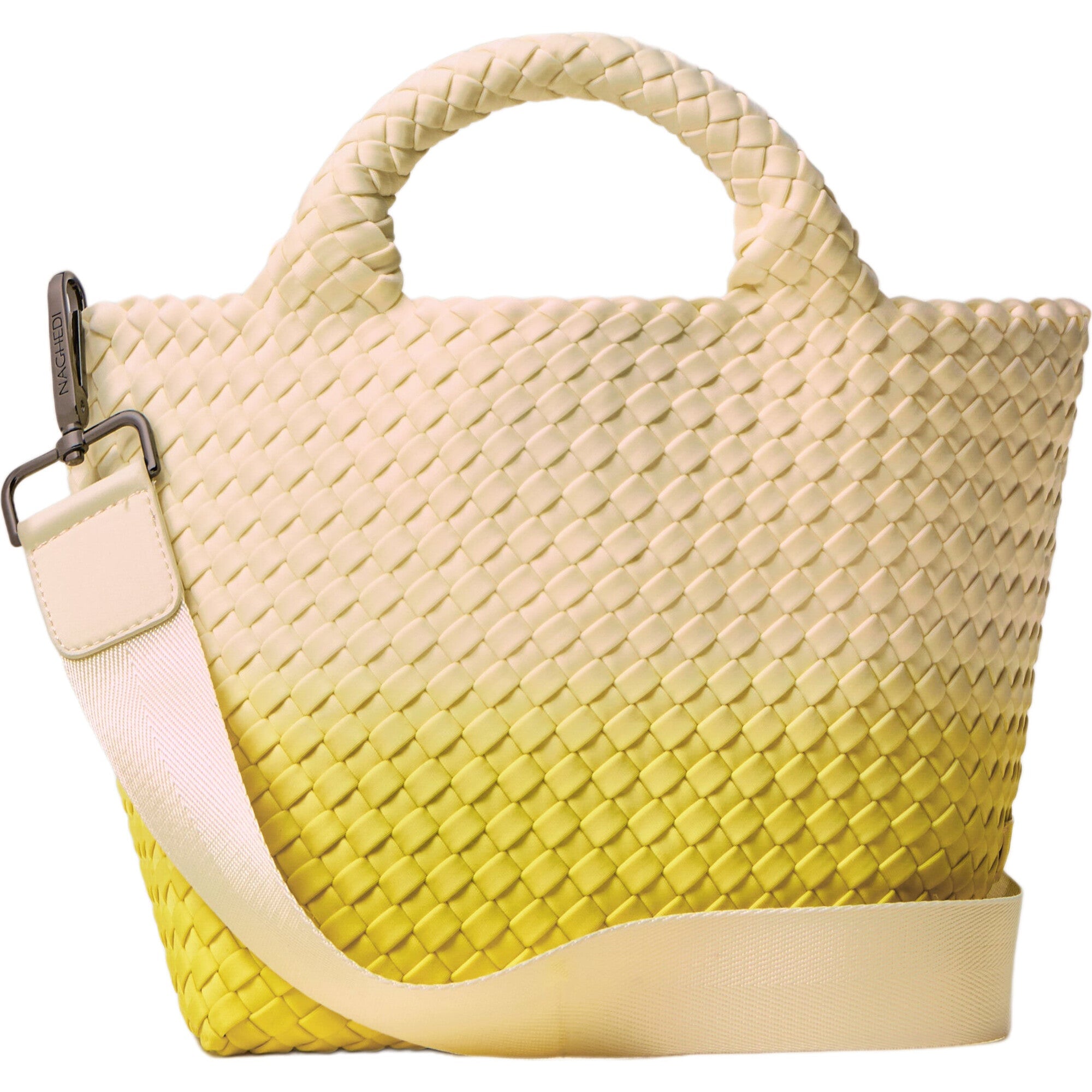 St. Barths Small Tote Dip Dyed Ginkgo Tote & Satchel Naghedi 