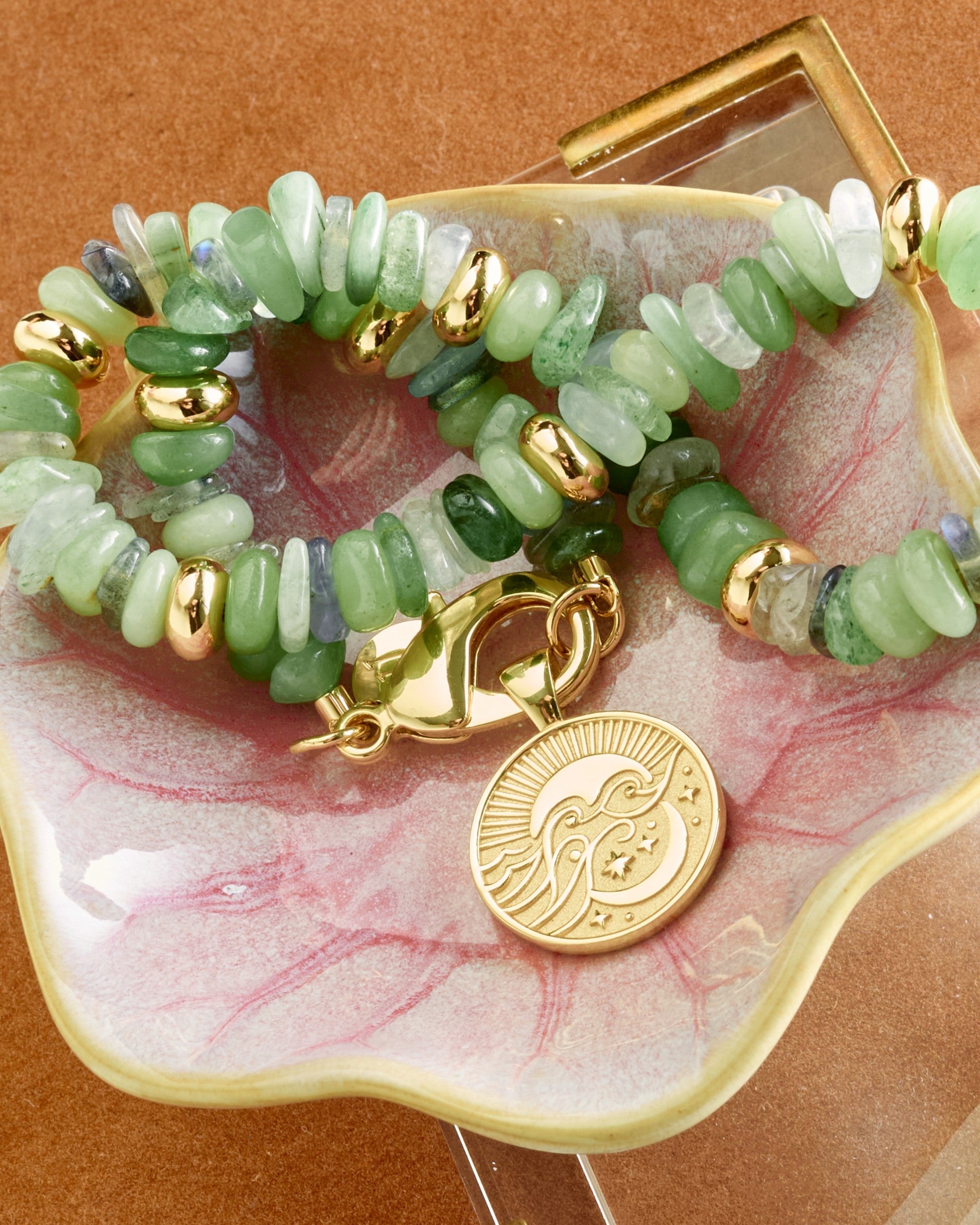 Wanderlust Celestial Small Pendant Coin 16-18" Classic Rolo Necklaces Jane Win 