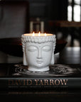 White Buddha Candle Candles & Diffusers - Candles Thompson Ferrier 