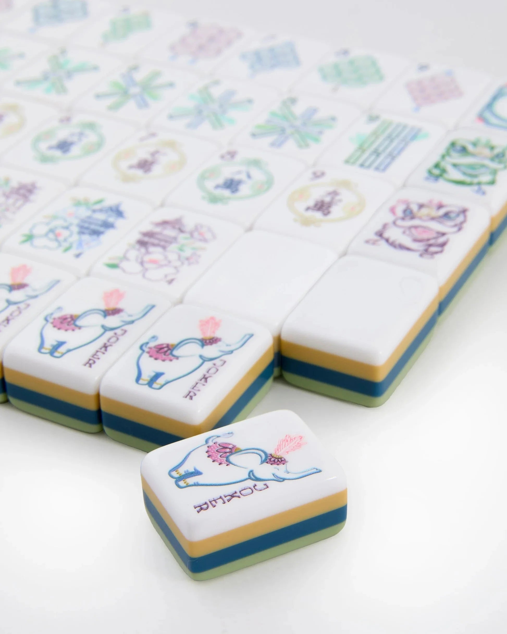 Willow Mahjong Tiles Home Decor - Games Oh My Mahjong 