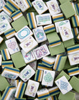 Willow Mahjong Tiles Home Decor - Games Oh My Mahjong 