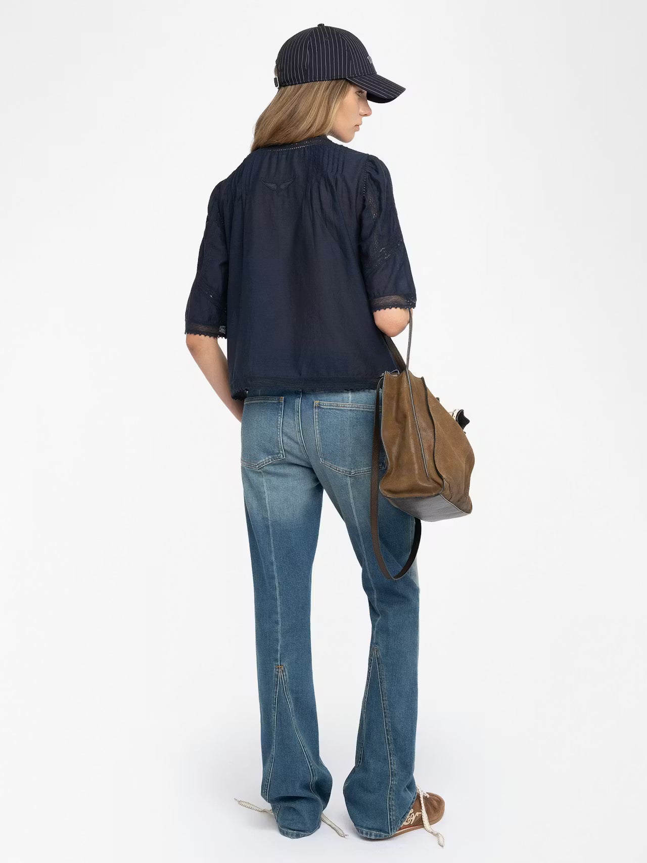 Tina Tomboy Top Encre Tops - Blouses Zadig &amp; Voltaire 