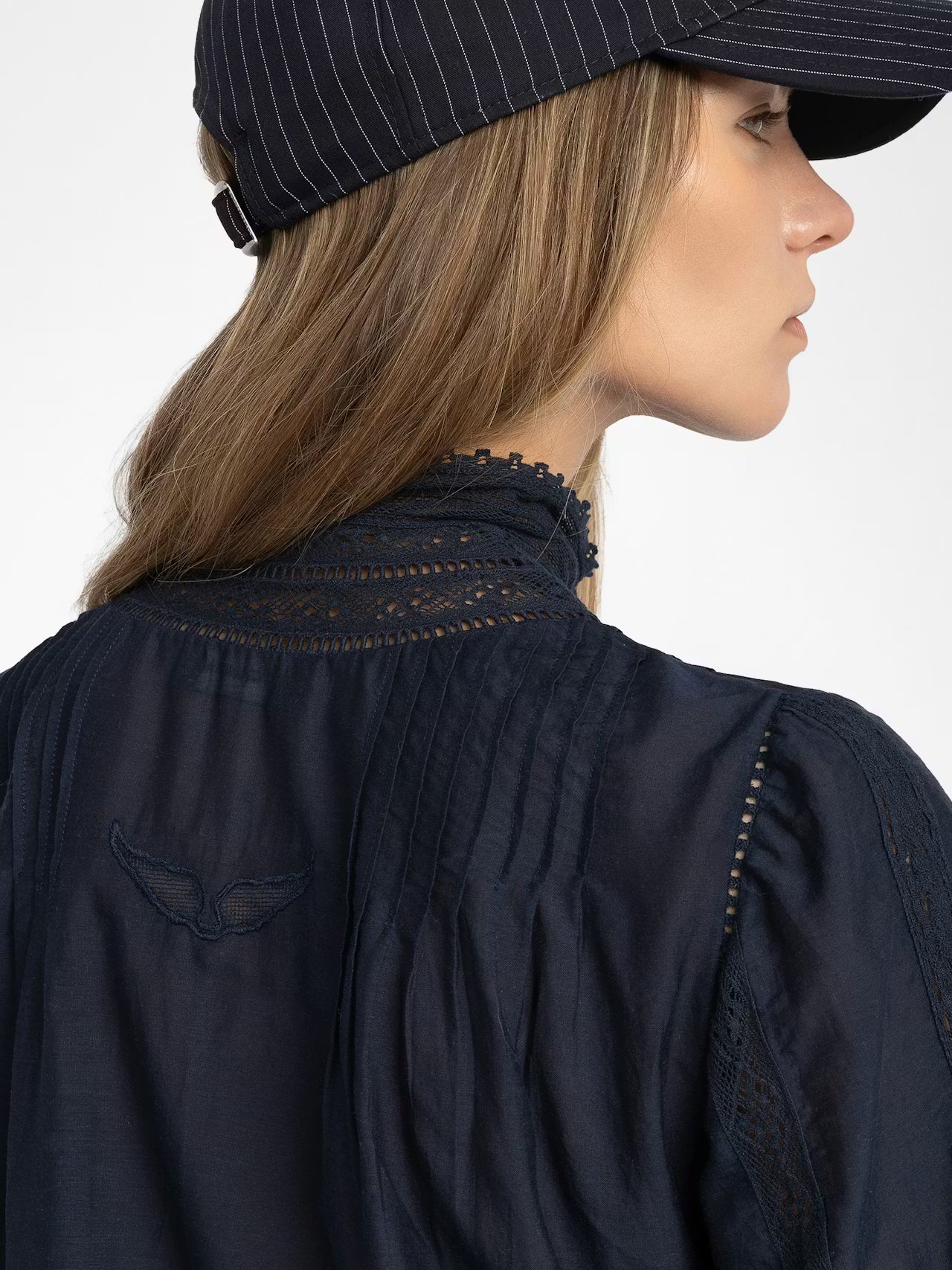 Tina Tomboy Top Encre Tops - Blouses Zadig &amp; Voltaire 