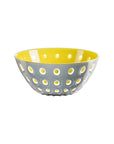 Le Murrine Large Bowl Grey/ Yellow Home Decor - Tabletop Guzzini 