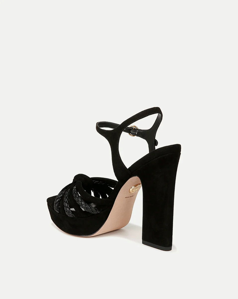 Flavia Platform Sandal Black Shoes - Sandals - Heeled Sandals Veronica Beard - Shoes 