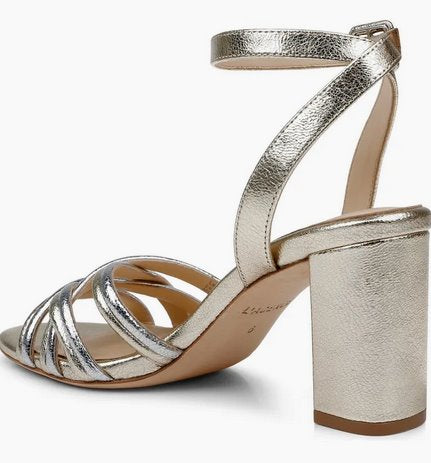 Acelynn Sanal Gold/ Silver Shoes - Evening Shoes L&#39;Agence Shoes 