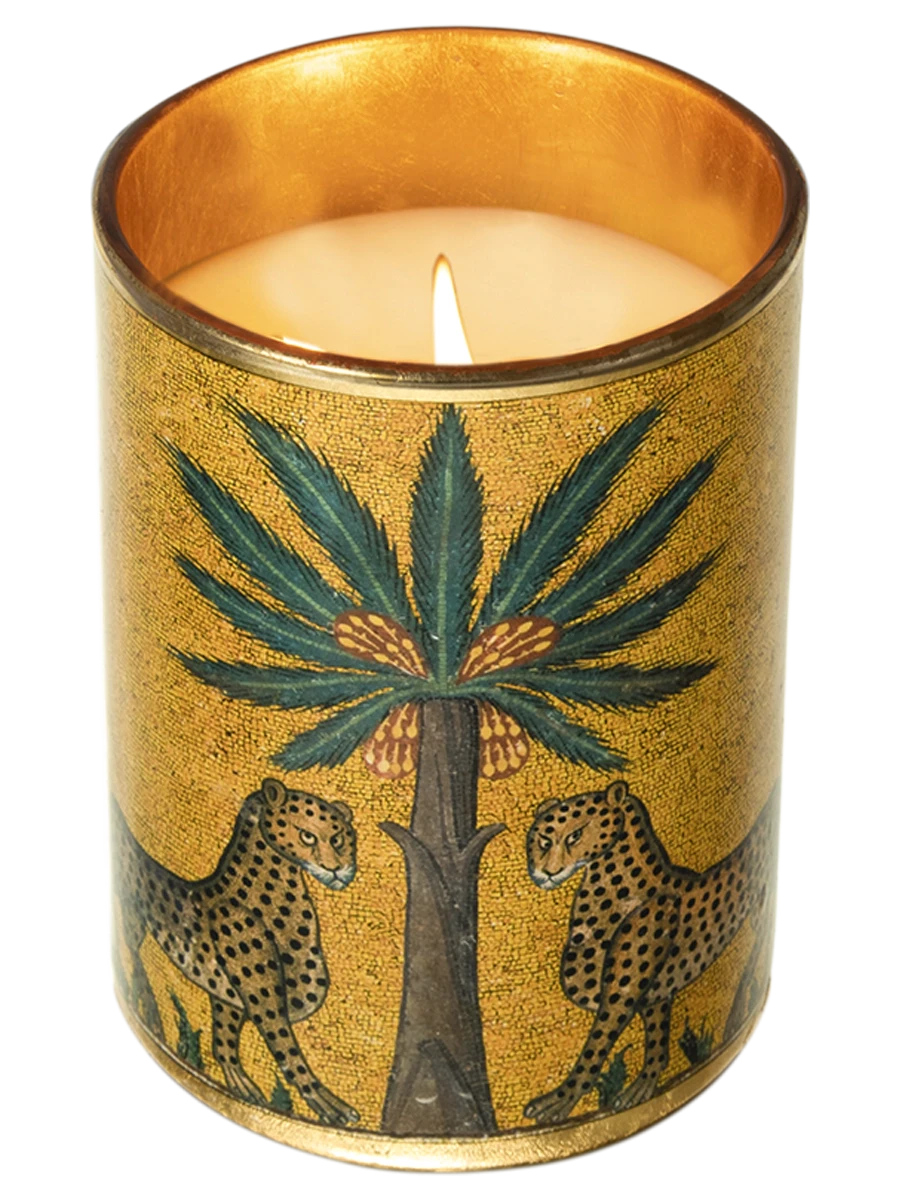 Small Zagara Decorated Candle Candles & Diffusers - Candles Ortigia 