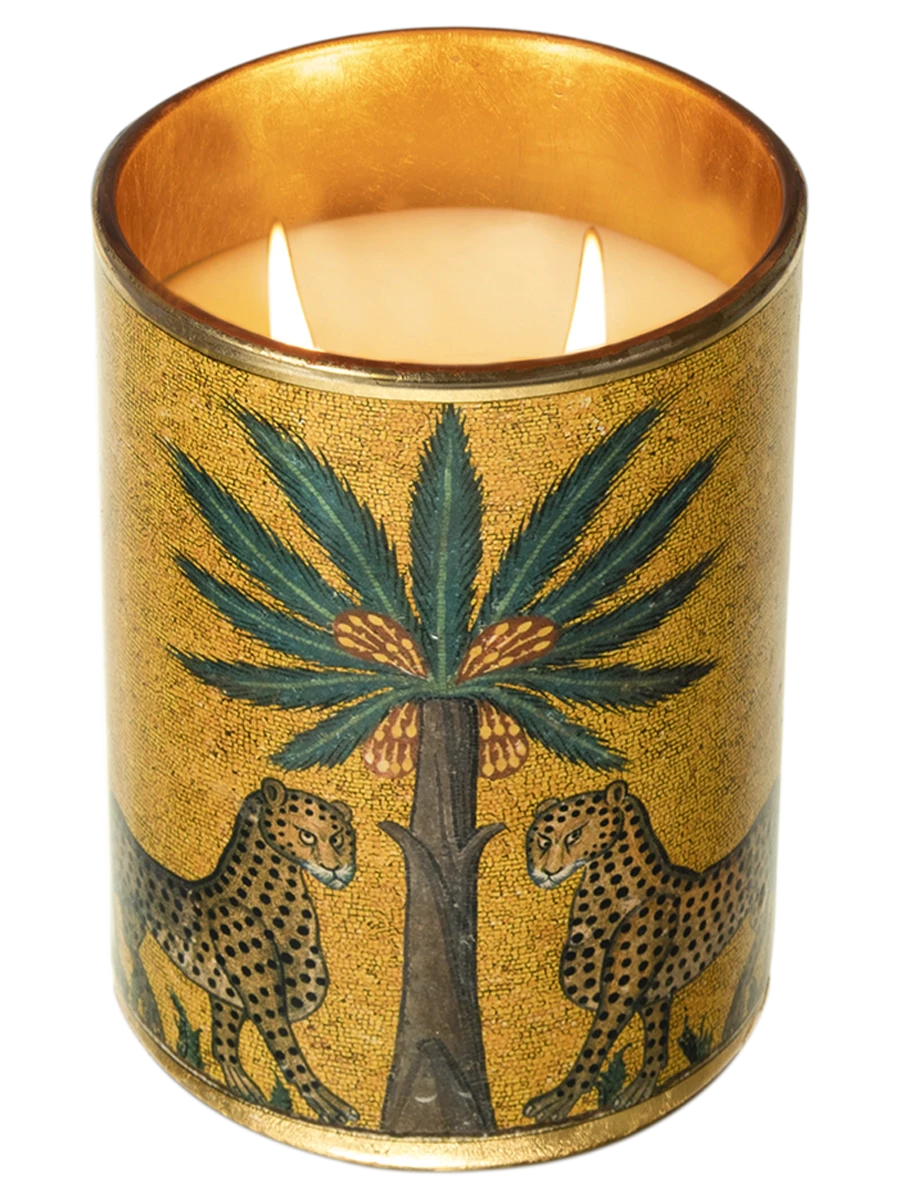 Medium Zagara Decorated Candle Candles & Diffusers - Candles Ortigia 