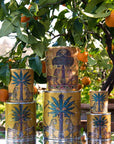 Small Zagara Decorated Candle Candles & Diffusers - Candles Ortigia 