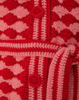 Fan Stitch Crochet Cardigan Multi