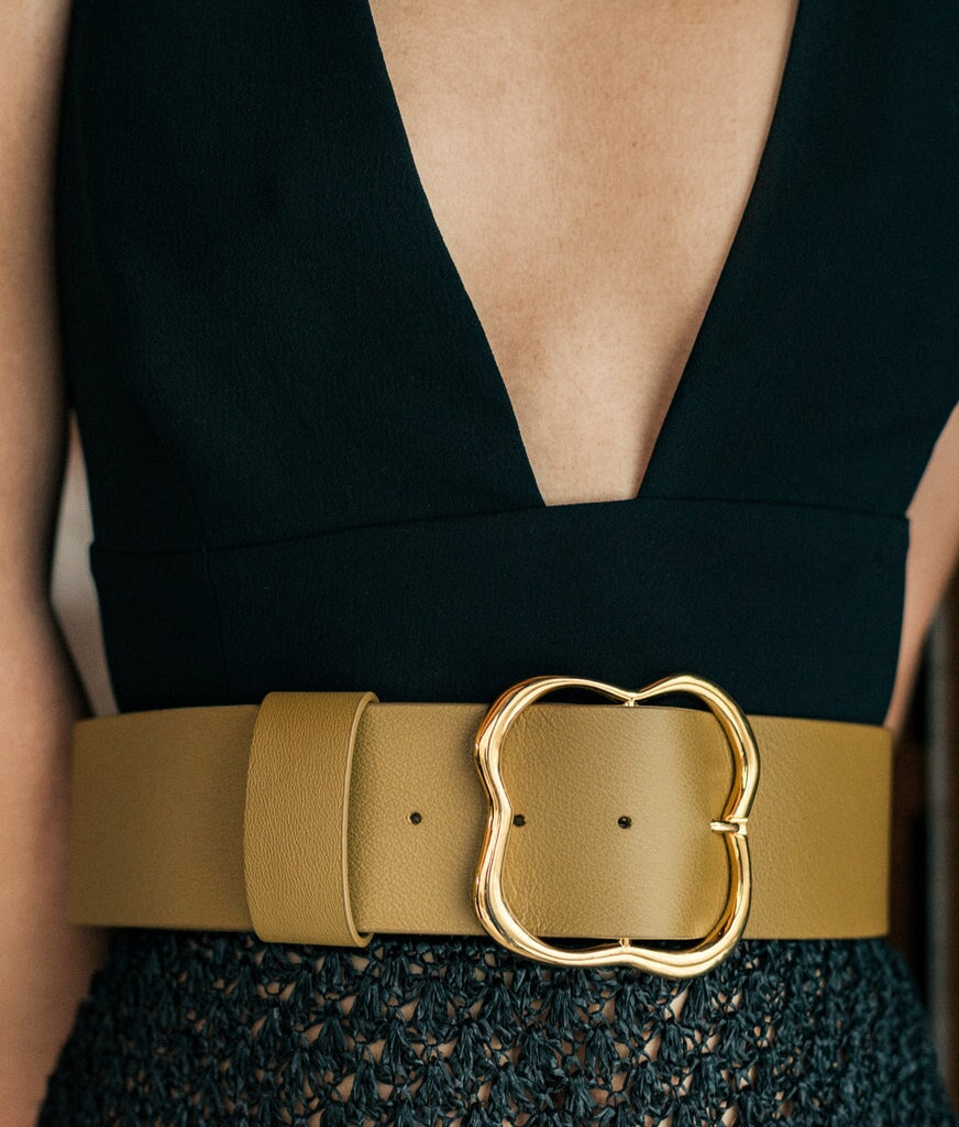 Florence Belt Khaki M/L Accessories - Belts Lizzie Fortunato Jewels 