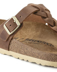 Gizeh Braided Cognac Shoes - Sandals - Flat Sandals Birkenstock 