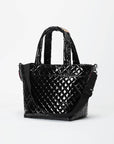 Metro Tote Deluxe Medium Black Lacquer II Handbags - Tote & Satchel MZ Wallace 