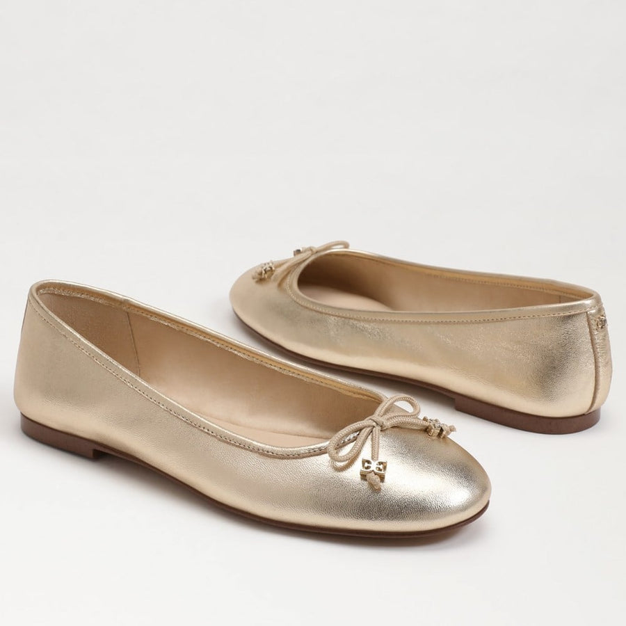 Felicia Luxe Ballet Flat Gold Leaf Shoes - Flats - Ballet Sam Edelman 